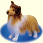 Stuffed Plush Sheltie Dog