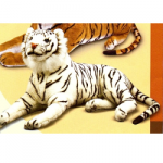 Large White Tiger Stuffed Animal